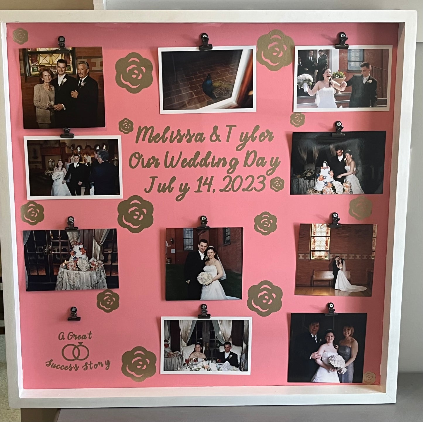 Wedding/Anniversary Framed Scrapbooks