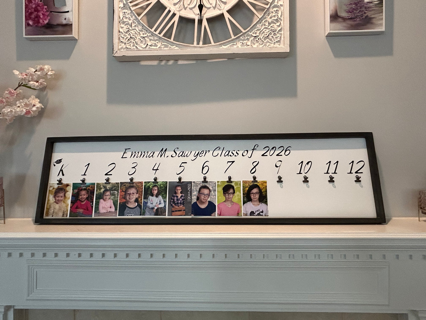 School Picture Framed Scrapbook