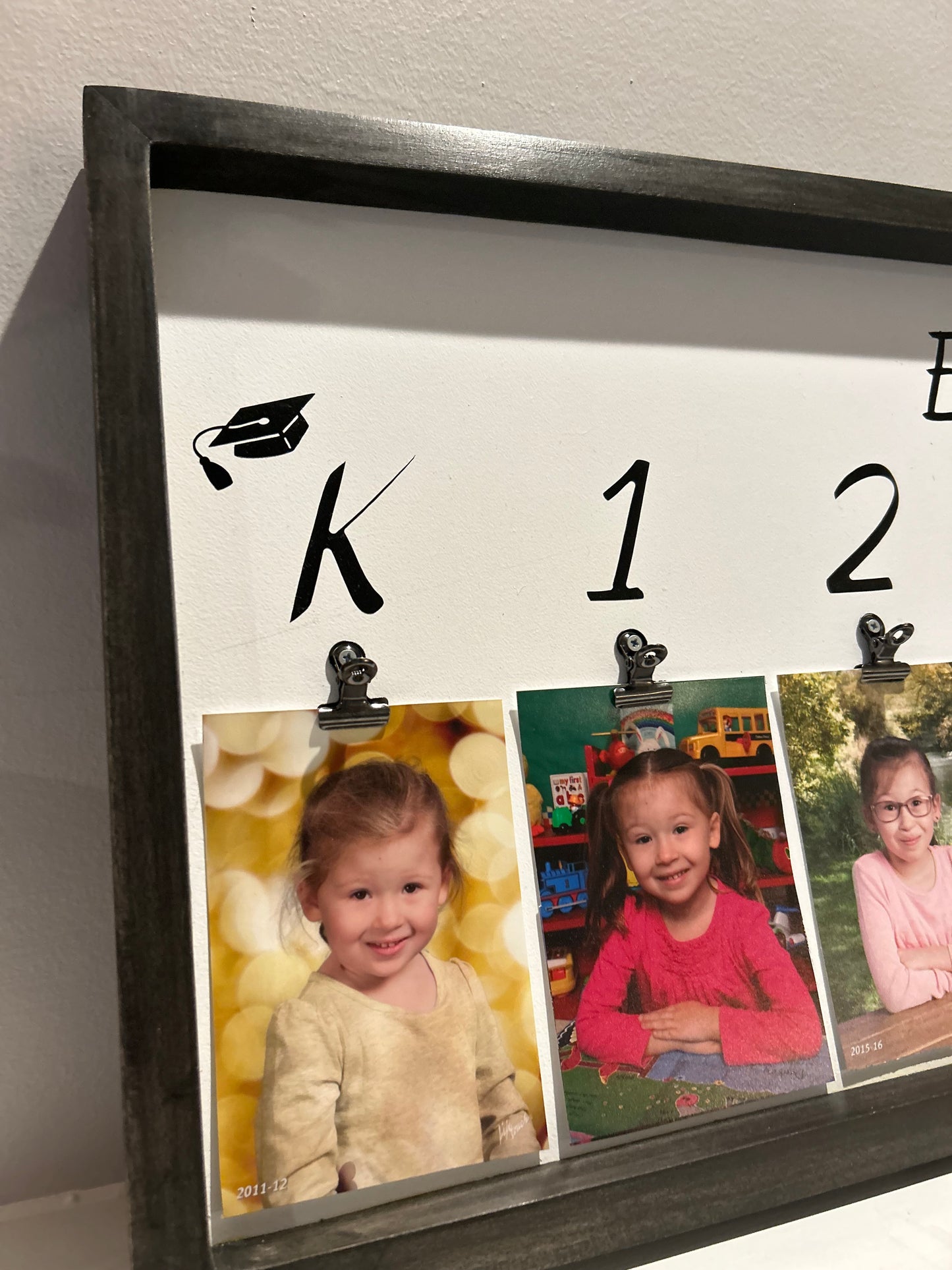 School Picture Framed Scrapbook